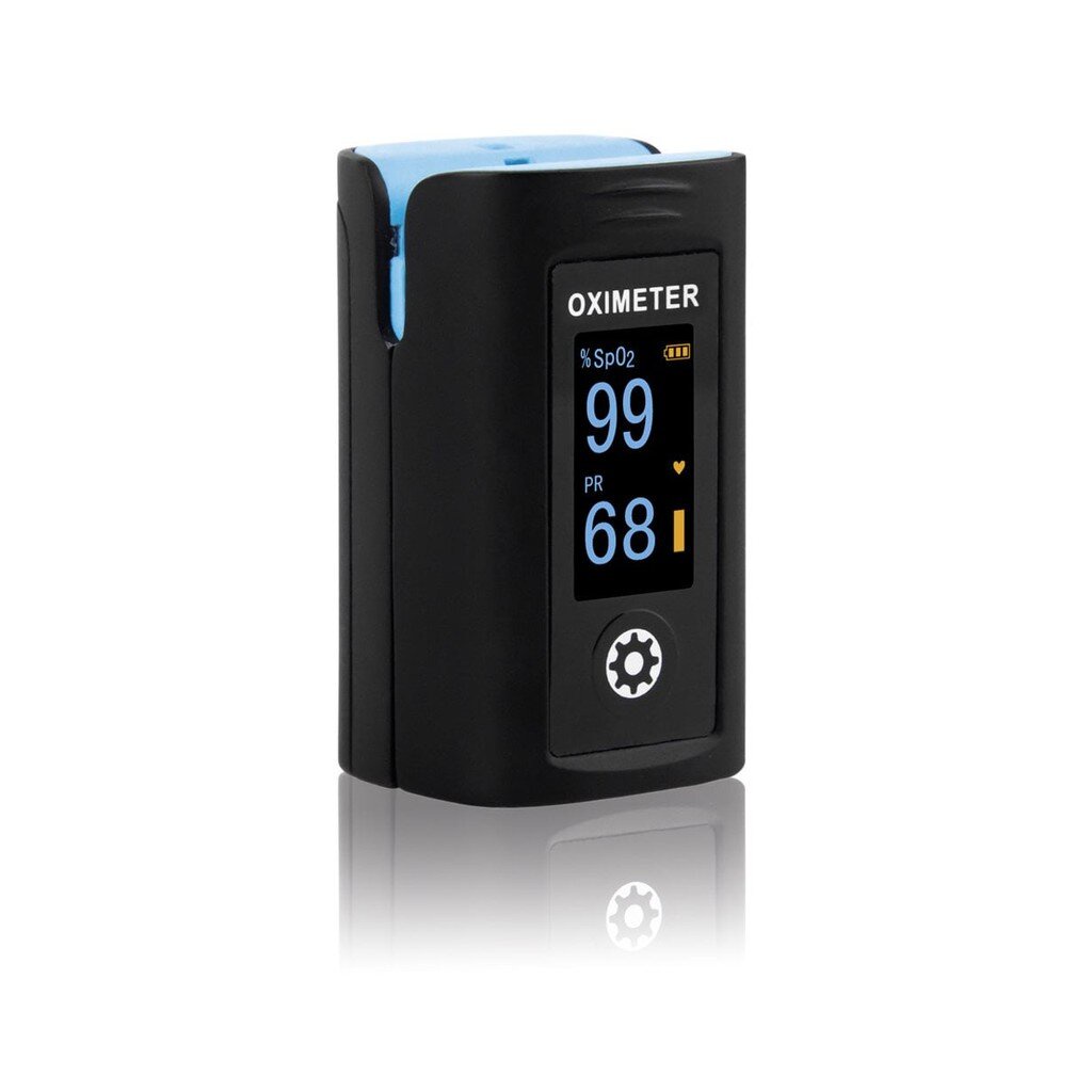 เครื่องวัดออกซิเจนปลายนิ้ว-creative-medical-pulse-oximeter-รับประกัน-1-ปี-ครีเอทีฟ-เมดิคอล-pc-60a