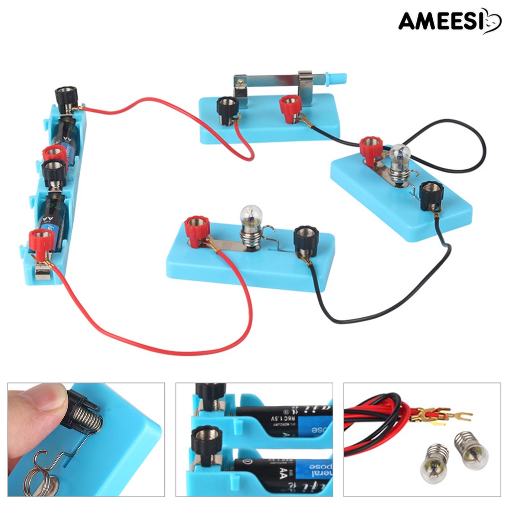 ameesi-ชุดวงจรวงจรไฟฟ้า-เพื่อการเรียนรู้วิทยาศาสตร์-สําหรับเด็ก-1-ชุด