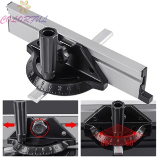 【COLORFUL】Miter Gauge For Table Saw Push Block Fence System Universal Adjustable