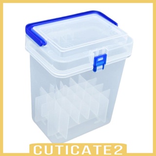 [Cuticate2] กล่องเคสใส เส้นผ่าศูนย์กลาง 17 มม. สําหรับจัดเก็บปากกามาร์กเกอร์ วาดภาพ