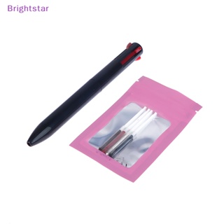 Brightstar 4 In 1 ดินสอเขียนคิ้ว ลิปไลน์ ไฮไลท์ อายไลเนอร์ กันน้ํา วาดคิ้ว ยาว เลเซอร์ ง่าย สี แต่งหน้า เครื่องมือ ใหม่