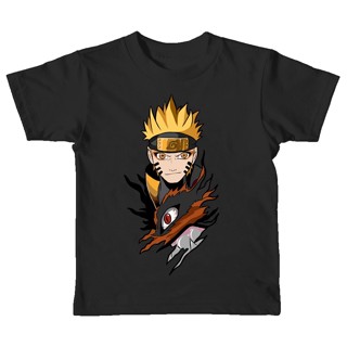 【สปอตสินค้า】 Naruto อะนิเมะเสื้อยืด ผ้าฝ้ายแขนสั้น พิมพ์ลาย Naruto ยอดนิยม