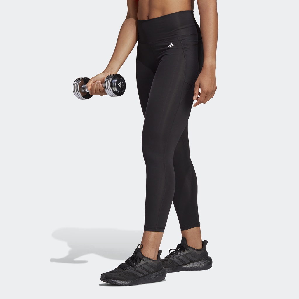 adidas-เทรนนิง-กางเกงรัดรูปเจ็ดส่วนเอวสูงมีช่องเก็บของ-optime-ผู้หญิง-สีดำ-hs9931