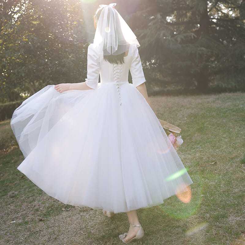 ชุดเดรสเจ้าสาว-ผ้าซาติน-ขนาดเล็ก-สไตล์ฝรั่งเศส-เรียบง่าย-สําหรับเจ้าสาว-2023