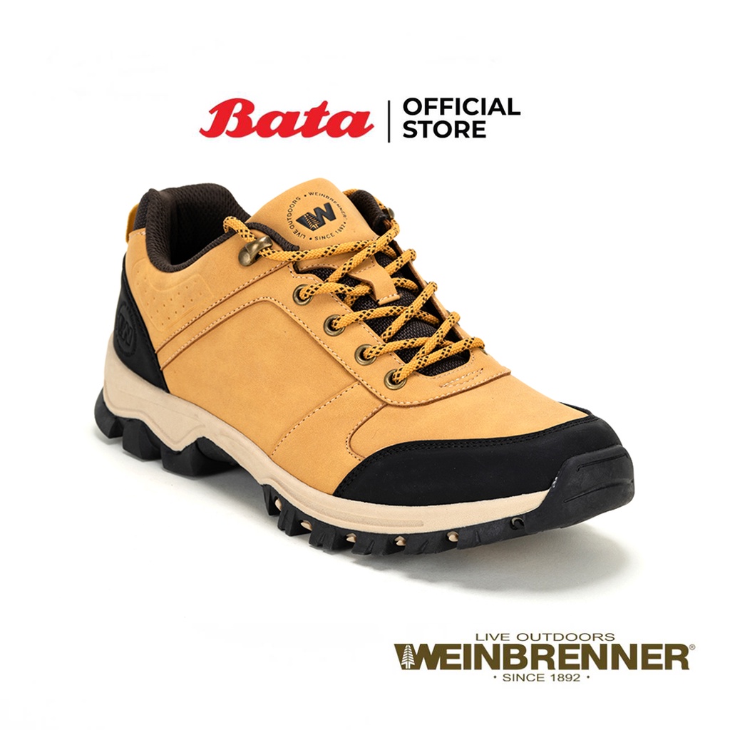 bata-บาจา-weinbrenner-รองเท้าผ้าใบ-รองเท้าลำลองแบบผูกเชือก-สำหรับผู้ชาย-รุ่น-ridgeview-สีแทน-8403006