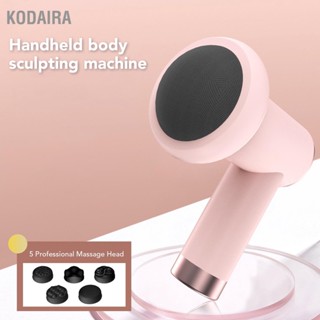  KODAIRA Body Sculpting Machine มือถือไร้สาย 6 ระดับการสั่นสะเทือนการเผาผลาญไขมันเครื่องนวดเซลลูไลท์พร้อมหัวนวด