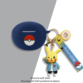 For RedMi Buds4 Active Case Anime Transformers Pokémon Pikachu Keychain Pendant RedMi Buds4 Active Silicone Soft Case Cute Sesame Street RedMi Buds3 Pro / RedMi Buds4 Lite Cover Shockproof Case Protective Case