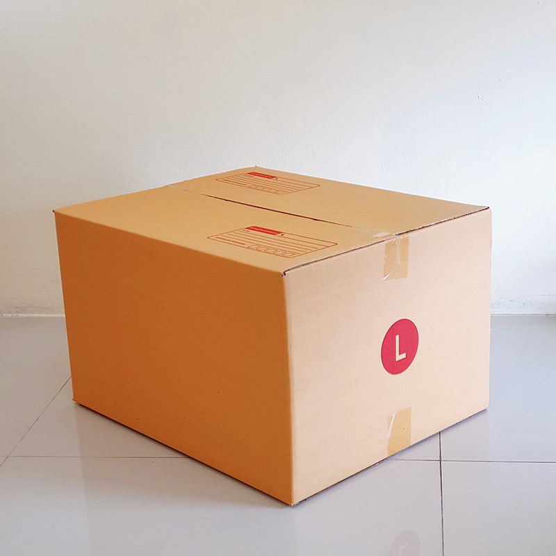 ส่งไว-5ใบ-กล่องไปรษณีย์-กล่อง-เบอร์-l-ขนาด-40x50x30-cm-กล่องพัสดุ-กล่องพัสดุฝาชน-กล่องกระดาษ-กล่องขนของ-ส่งฟรี