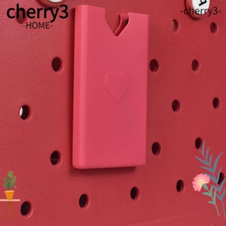 CHERRY3 ใหม่ ที่วางโทรศัพท์มือถือ กระเป๋าสตางค์ พลาสติก สีแดง สีขาว สีดํา อุปกรณ์เสริม สําหรับกระเป๋าถือ 3 ชิ้น