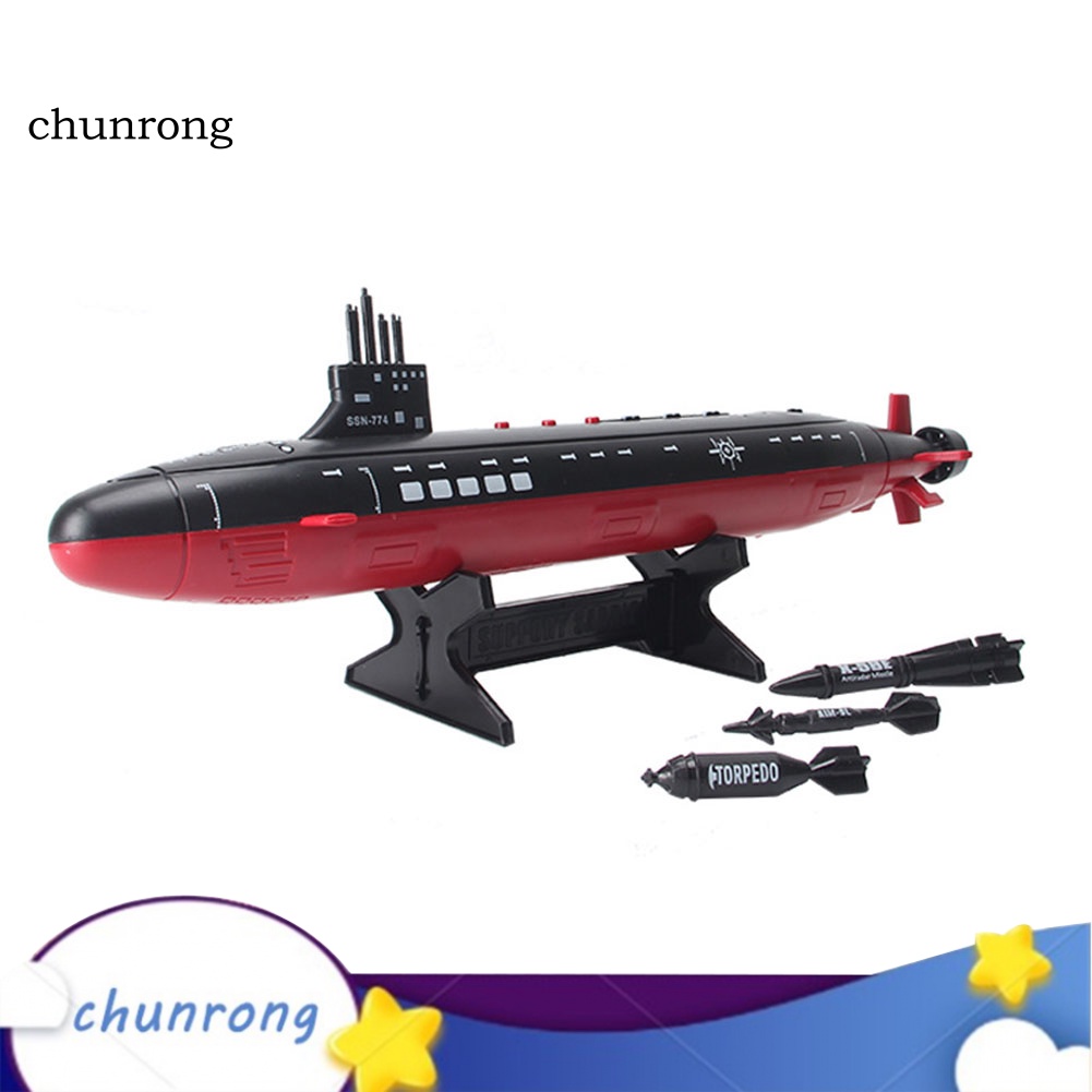 chunrong-โมเดลเรือดําน้ํา-ทอร์ปิโดจําลอง-พร้อมเสียง-มีไฟ-ของเล่นสําหรับเด็ก