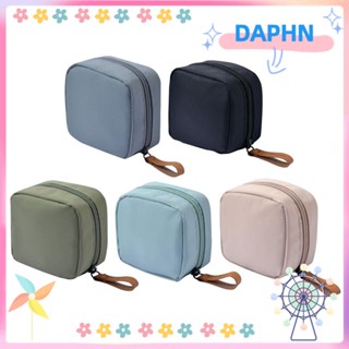 Daphs กระเป๋าเครื่องสําอาง กระเป๋าใส่เหรียญ ผ้าฝ้าย ขนาดเล็ก