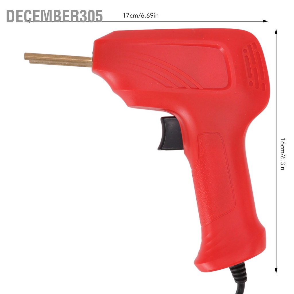 december305-hot-stapler-เครื่องเชื่อมพลาสติกมัลติฟังก์ชั่นเครื่องเชื่อมแบบพกพาสีแดงสำหรับซ่อมกันชนหม้อน้ำ