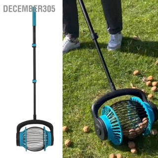 December305 Nut Gatherer อลูมิเนียมอัลลอยด์ 15.7 ถึง 39.4in Retractable Pole Soft Handle Pine Cone Picker สำหรับ Golfing Garden Orchard