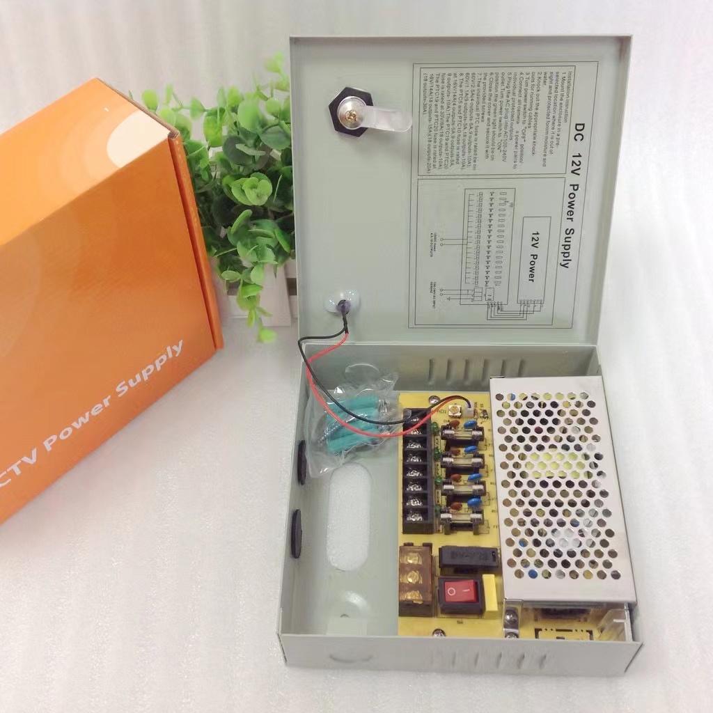 Switching Power Supply สวิตชิ่งเพาเวอร์ซัพพลาย 12v 5a 4ch 60wสีเงิน Shopee Thailand 