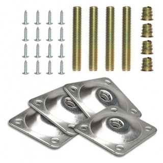 Fixing Mounting Plates Set Accessories For Securely Furniture Garden Kit