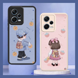 Back Cover luxurious Phone Case For Redmi Note12 Pro+ 5G/Note12 Explorer Edition Cartoon Anti-knock advanced couple simple