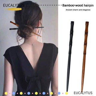 Eutus กิ๊บติดผม ทรงไม้ไผ่ สีดํา สําหรับผู้หญิง
