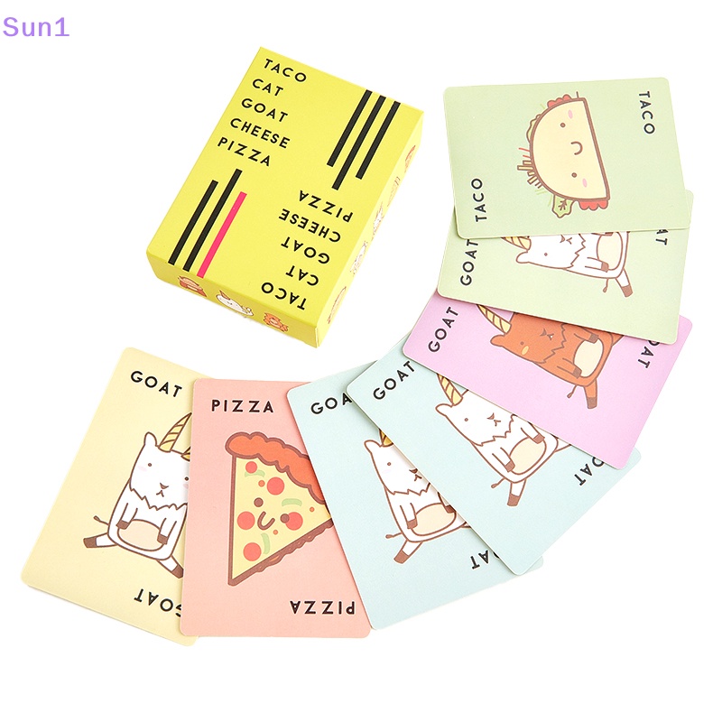 sun1-gt-ใหม่-การ์ดเกม-taco-cat-goat-cheese-pizza-ของเล่น-สําหรับครอบครัว-ปาร์ตี้-ของขวัญ