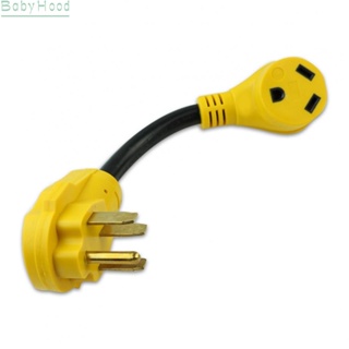 【Big Discounts】50 Amp Male to 30 Amp Female Dogbone Adapter RV Electrical Converter Cord Cable#BBHOOD