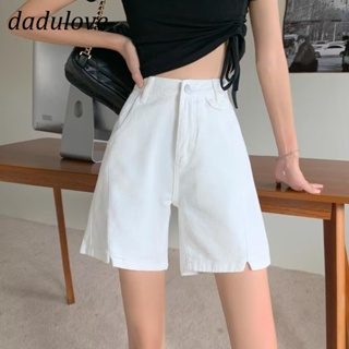 DaDulove💕 New American Ins High Street Slit Denim Shorts Niche High Waist Wide Leg Pants Large Size Hot Pants