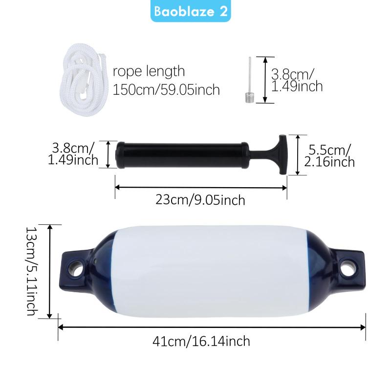 baoblaze2-บังโคลนเรือ-pvc-สําหรับเรือใบ-เรือประมง