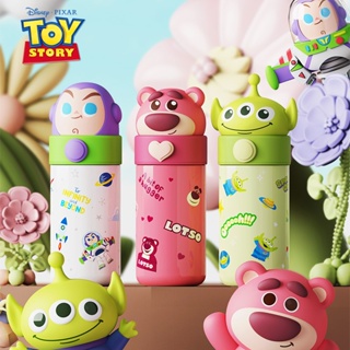 Kawaii Disney Toy Story Lotso Alien Buzz กระติกน้ําร้อน สเตนเลส 316 แบบพกพา 350 มล. ของขวัญวันเกิด สําหรับเด็กผู้หญิง