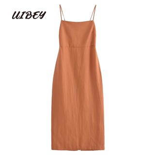 Uibey ชุดเดรสแฟชั่น 2637