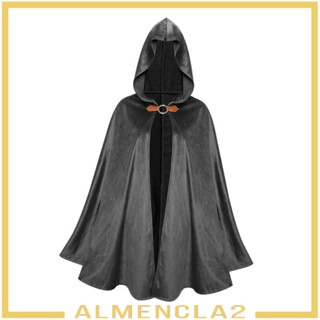 [Almencla2] เสื้อคลุม มีฮู้ด สไตล์สตีมพังก์ ฮาโลวีน พร้อมตะขอ สําหรับผู้ใหญ่ ผู้หญิง ผู้ชาย ทุกเพศ