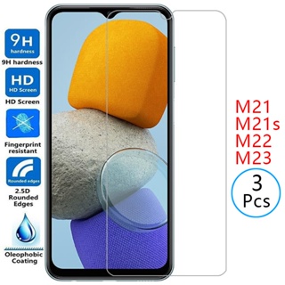 ฟิล์มกระจกนิรภัยกันรอยหน้าจอ สําหรับ samsung m21 2021 m21s m22 m23 galaxy m 21 22 23 21m 22m 23m samsun n21 n