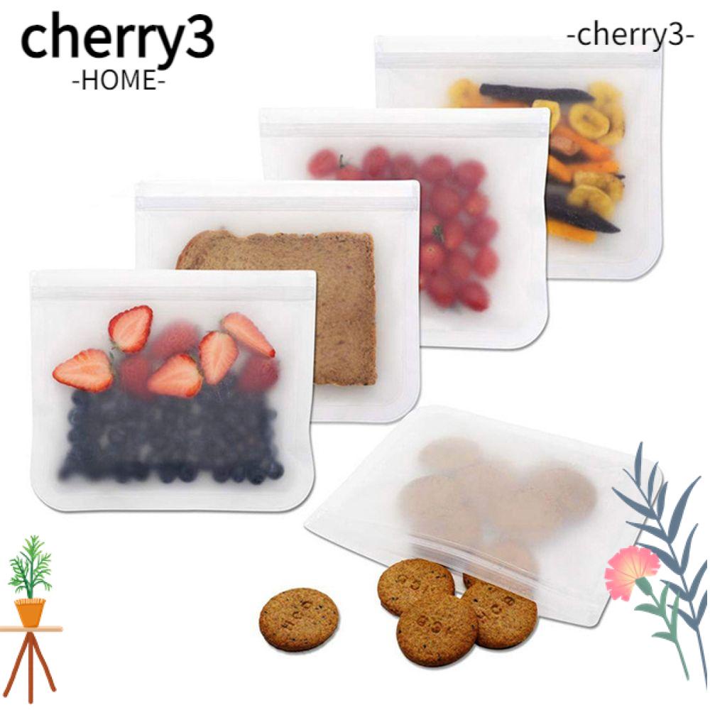 cherry3-ถุงซิป-ใช้ซ้ําได้-สําหรับใส่อาหารแช่แข็ง-ในตู้เย็น-1-3-ชิ้น
