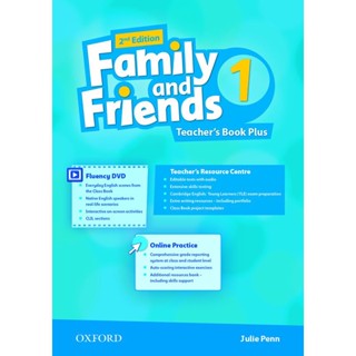 Bundanjai (หนังสือเรียนภาษาอังกฤษ Oxford) Family and Friends 2nd ED 1 : Teachers Book Plus (P)