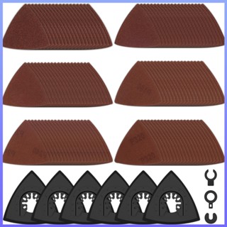 ชุดแผ่นกระดาษทราย ทรงสามเหลี่ยม 60-320 ช่อง สําหรับขัดไม้ SHOPSBC1050 129 ชิ้น