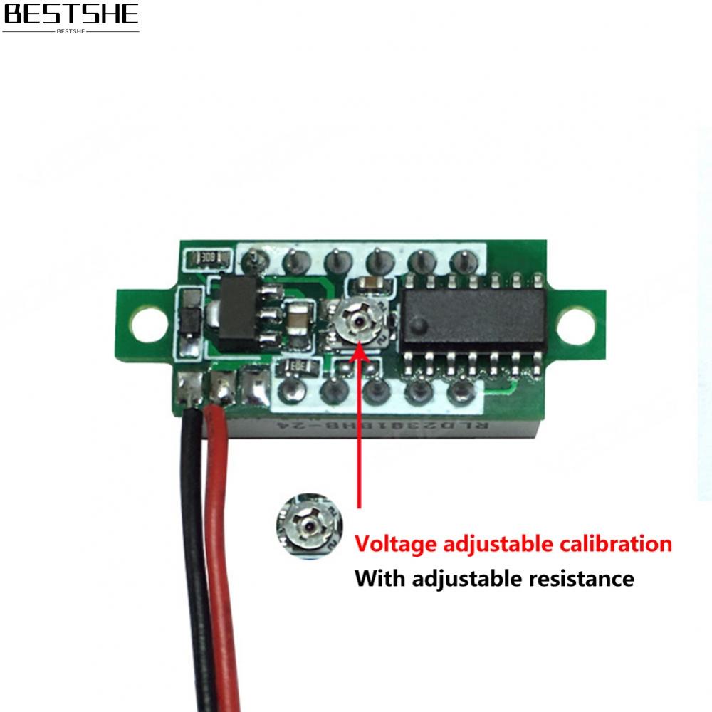 โวลต์มิเตอร์ดิจิทัล-led-ขนาดเล็ก-0-28-นิ้ว-dc2-5-40v