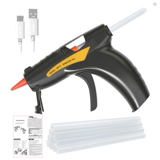 {fash} USB Lithium Electric Hot Melt Glue  Set With 50PCS Glue Sticks  0.7*150mm