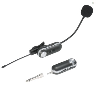 Audioworld ชุดหูฟังไมโครโฟนไร้สาย UHF Hifi รับสัญญาณ และส่งสัญญาณ UHF แบบคลิปหนีบ