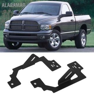 ALABAMAR 3x3in LED Work Light Mount Concealed Bracket Stainless Steel Fit for Dodge Ram 1500 2500 3500