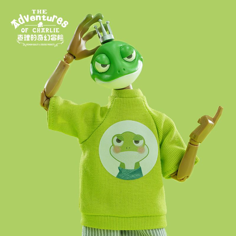 [BTF] Come4arts ตุ๊กตาฟิกเกอร์ Charlie Fantasy Adventure Frog ขยับได้ ...