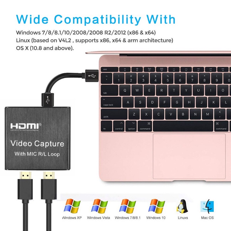 กล่องบันทึกวิดีโอเกม-hdmi-1080p-usb-2-0-สําหรับไลฟ์สตรีม-บันทึกวิดีโอ