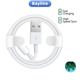 Bayline สายชาร์จเร็ว 2.4A QC สําหรับโทรศัพท์ Android iP