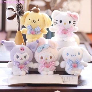 ตุ๊กตายัดนุ่น รูปการ์ตูนสุนัข Kuromi Cinnamoroll Kt Cat Kawaii My Melody Purin น่ารัก ของเล่นสําหรับเด็ก 2023