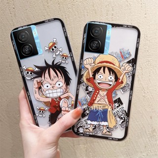 Ready Stock New Phone Case เคส VIVO IQOO Z7 5G / IQOO Z7X 5G Casing Creativity Cartoon Run Luffy Transparent Ultra-thin Silicone Anti-fall Soft Case VIVO IQOOZ7X 5G Phone Cover เคสโทรศัพท