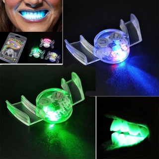 Halloween Party Tool Guarding Carnival Gift Flashing LED Funny Tooth Light Harmless And Environmentally Friendly Gag Toys