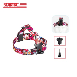 STARTRC Head Strap Mount Belt Red for GoPro / Insta360 / DJI / SJCAM / Xiaomi / action camera