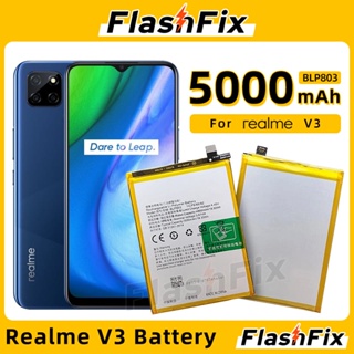 FlashFix For Realme V3 High Quality Cell Phone Replacement Battery BLP803 5000mAh