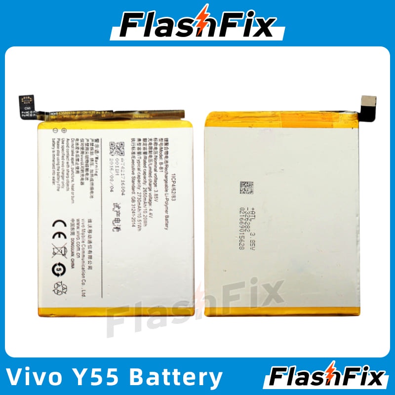 flashfix-for-vivo-y55-high-quality-cell-phone-replacement-battery-b-b1-2650mah