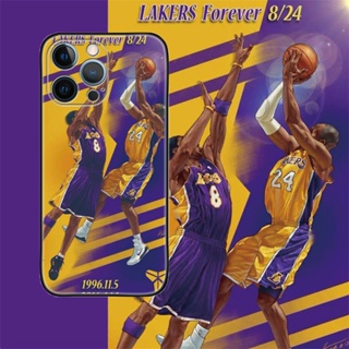 [Aimeidai] เคสโทรศัพท์มือถือซิลิโคน กันกระแทก พิมพ์ลาย NBA Super Star Kobe Bryant สําหรับ iPhone 14 13 12 11 Series