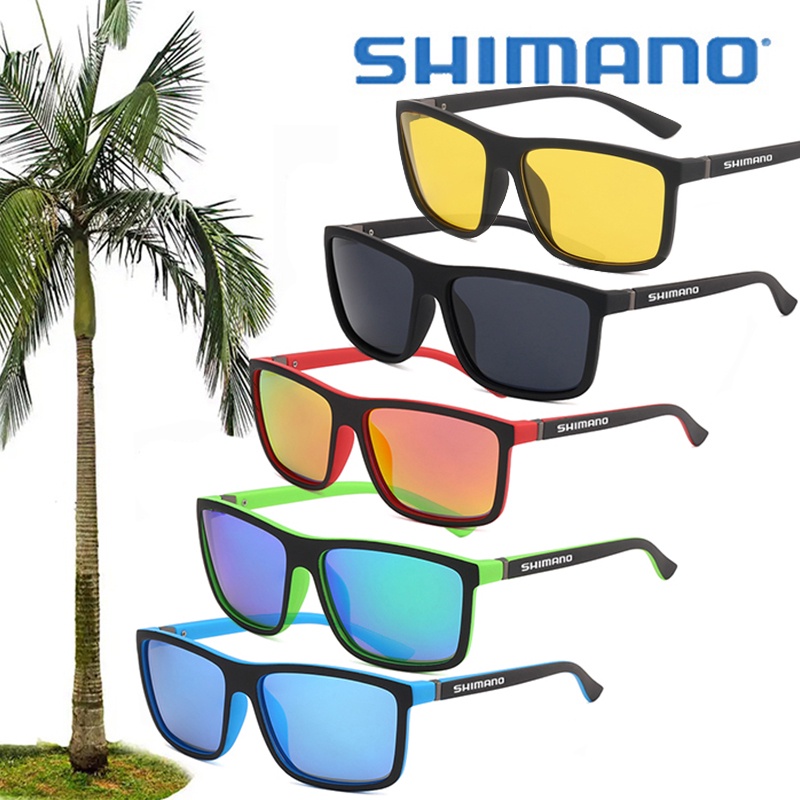 พร้อมส่ง-shimano-แว่นตากันแดด-เลนส์โพลาไรซ์-uv400-สําหรับผู้ชาย-เหมาะกับการขับขี่-เล่นกีฬา-ตกปลา