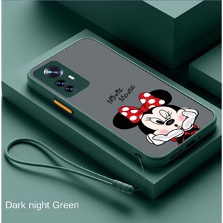 เคสโทรศัพท์มือถือ พลาสติกนิ่ม แบบใส ผิวด้าน ลายมินนี่เมาส์ สีตัดกัน สําหรับ Xiaomi Redmi Note 12s A2 12 Pro 5G 12 Pro+ Plus 12 Pro 4G