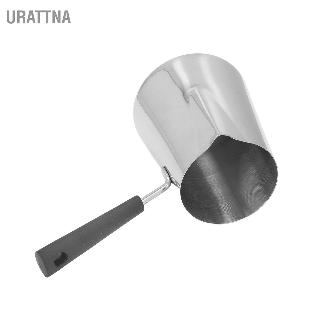 urattna-เครื่องอุ่นเนยมินิหม้อต้มกาแฟสแตนเลส-1000-มล-พร้อมพวยกาสำหรับโฮมคาเฟ่