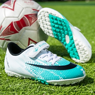 TF soccer shoes รองเท้ากีฬา รองเท้าฟุตบอล แบบหนามยาว สําหรับเด็กผู้ชาย size:31-43